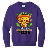 This Guy Makes The Best Pizza Kids Sweatshirt thumb 0