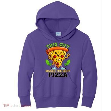 This Guy Makes The Best Pizza Kids Hoodie