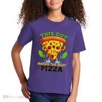 This Guy Makes The Best Pizza Kids T-Shirt thumb 2