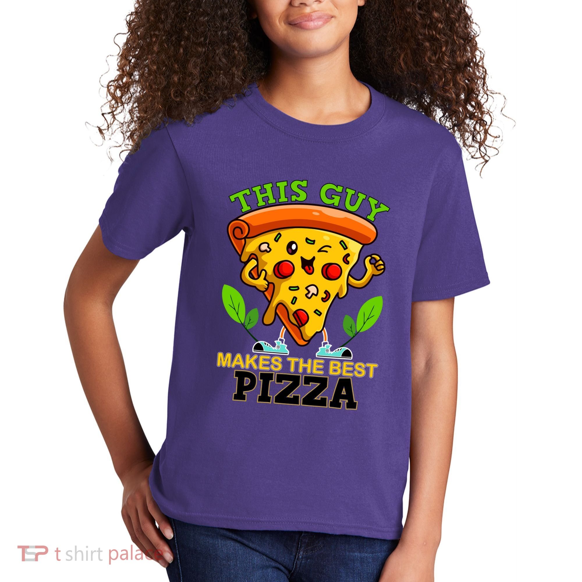 This Guy Makes The Best Pizza Kids T-Shirt
