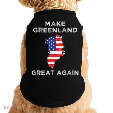 Trump Greenland Make Great Again Map Doggie Tank