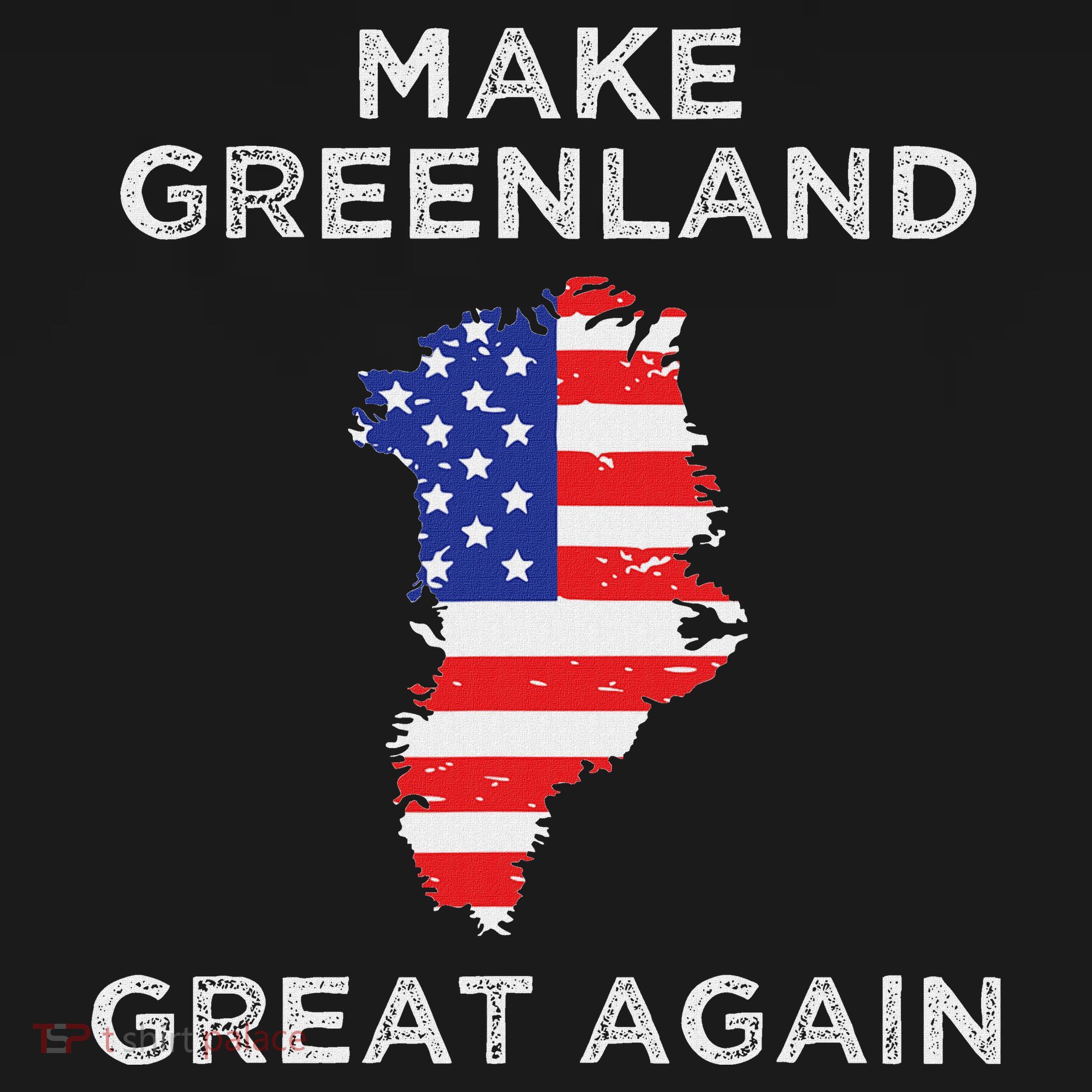 Trump Greenland Make Great Again Map Doggie Tank