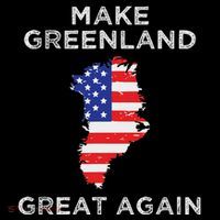 Trump Greenland Make Great Again Map Women's Hoodie thumb 2