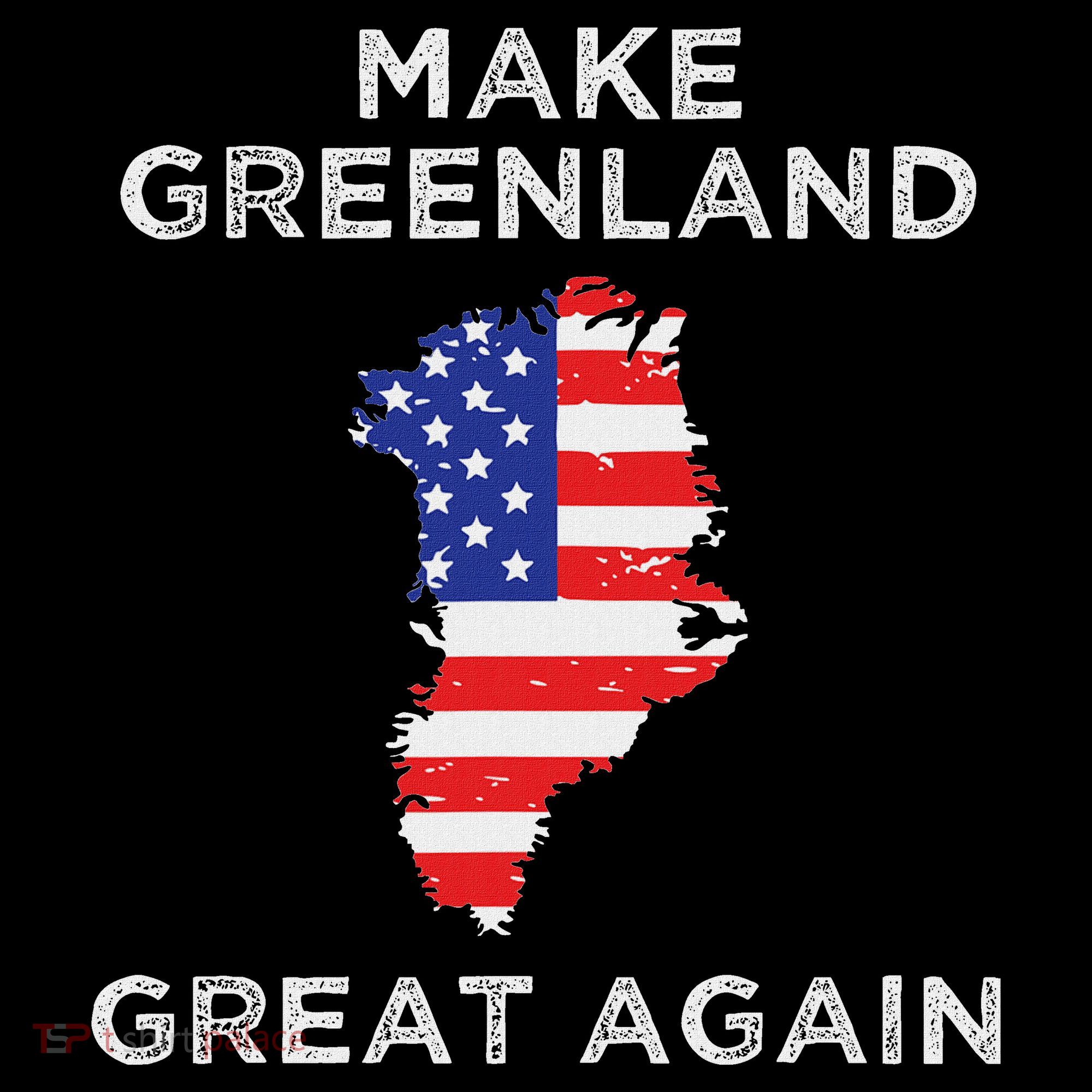 Trump Greenland Make Great Again Map Women's Hoodie