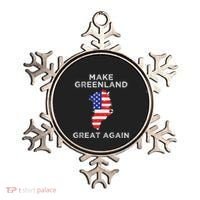 Trump Greenland Make Great Again Map Ornament thumb 0