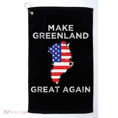 Trump Greenland Make Great Again Map Golf Towel