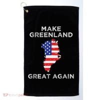 Trump Greenland Make Great Again Map Golf Towel thumb 0