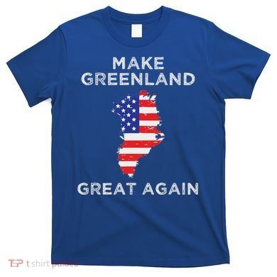 Trump Greenland Make Great Again Map T-Shirt