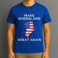 Trump Greenland Make Great Again Map T-Shirt thumb 3