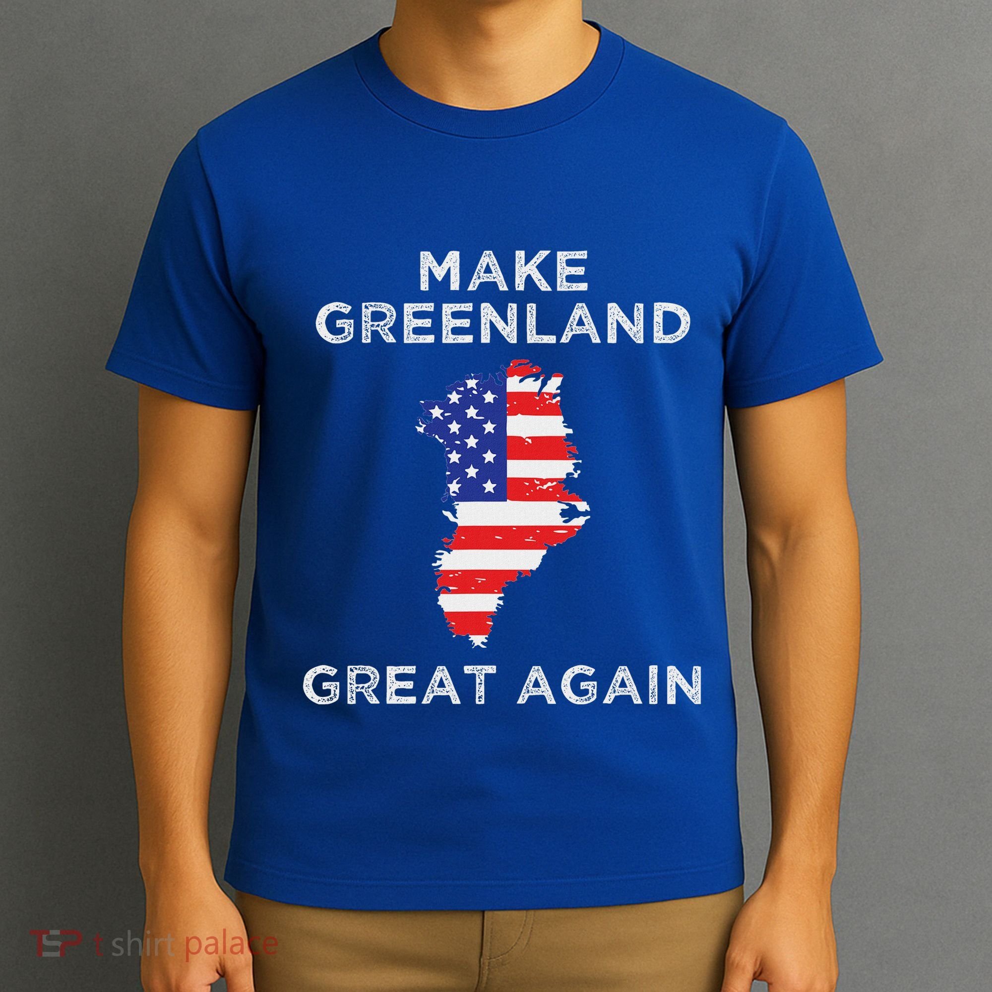 Trump Greenland Make Great Again Map T-Shirt