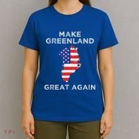 Trump Greenland Make Great Again Map T-Shirt thumb 4