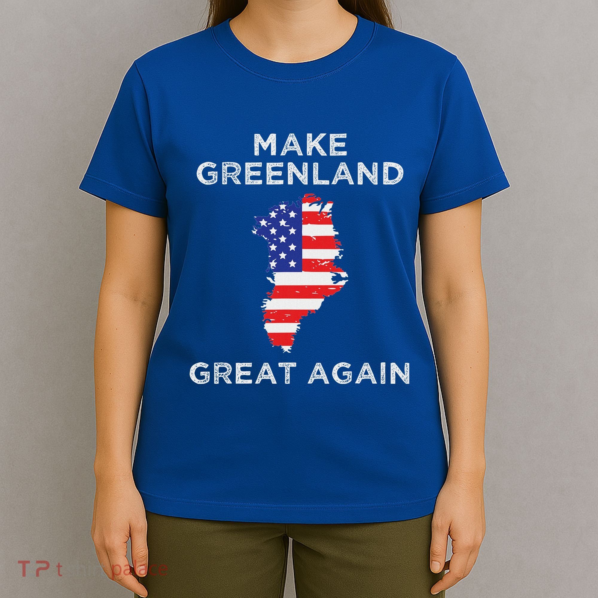Trump Greenland Make Great Again Map T-Shirt