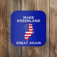 Trump Greenland Make Great Again Map Coaster thumb 0