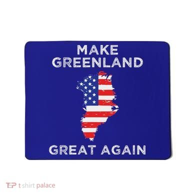 Trump Greenland Make Great Again Map Mousepad