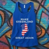 Trump Greenland Make Great Again Map Women's Tank Top thumb 3