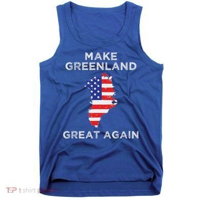 Trump Greenland Make Great Again Map Tank Top