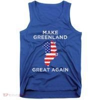 Trump Greenland Make Great Again Map Tank Top thumb 0