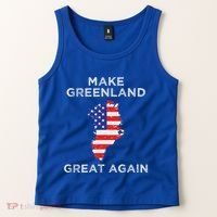 Trump Greenland Make Great Again Map Tank Top thumb 2
