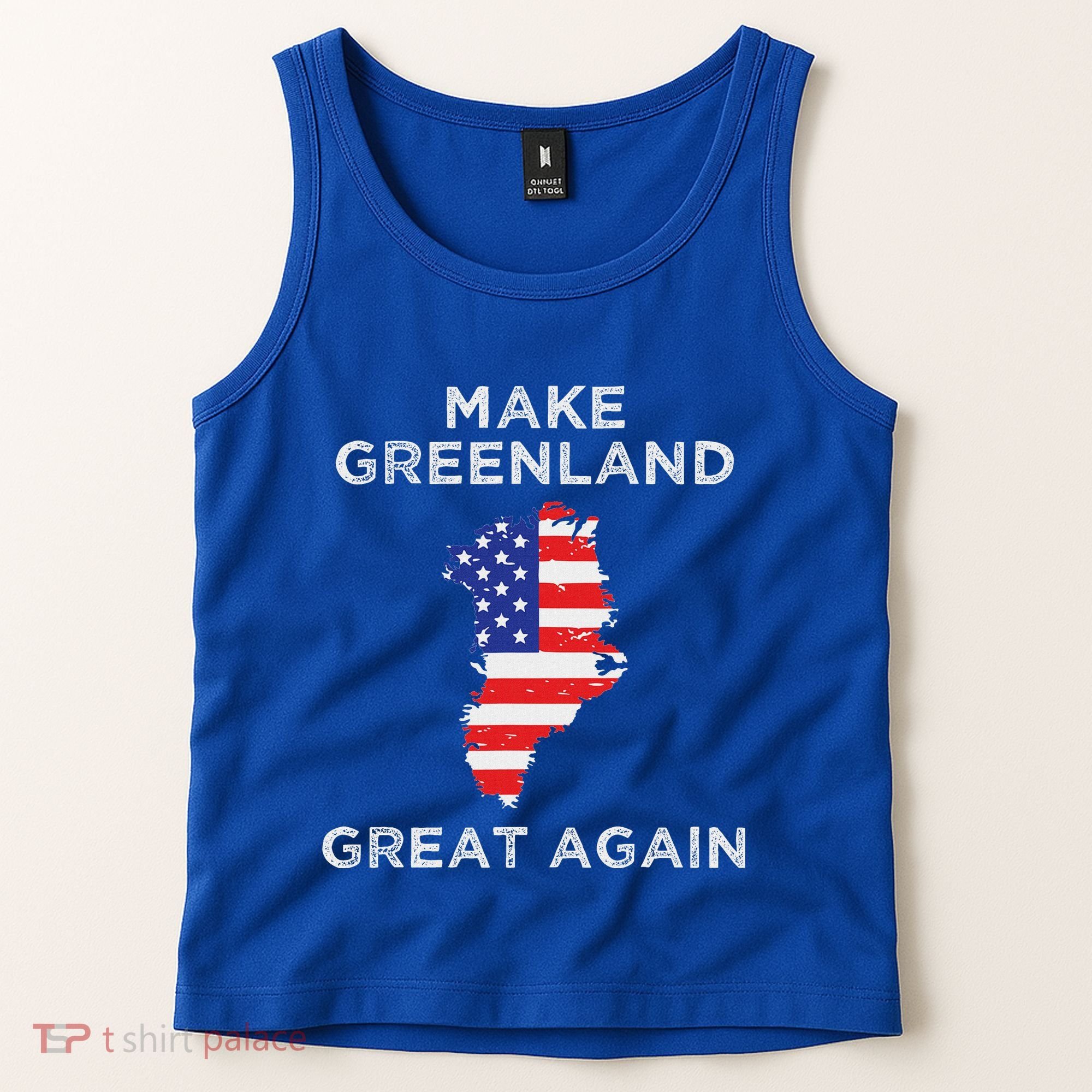Trump Greenland Make Great Again Map Tank Top