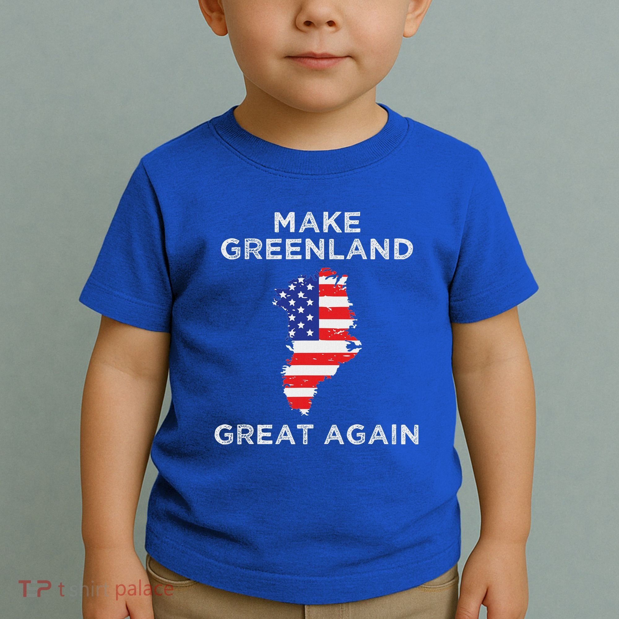 Trump Greenland Make Great Again Map Toddler T-Shirt