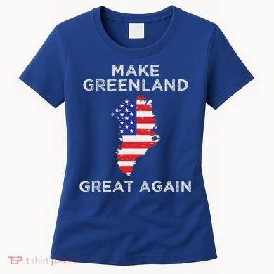 Trump Greenland Make Great Again Map Women's T-Shirt