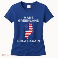 Trump Greenland Make Great Again Map Women's T-Shirt thumb 0