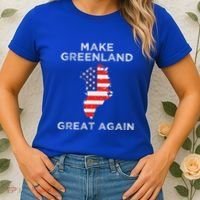 Trump Greenland Make Great Again Map Women's T-Shirt thumb 2
