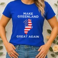 Trump Greenland Make Great Again Map Women's T-Shirt thumb 2