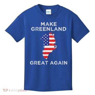 Trump Greenland Make Great Again Map Kids T-Shirt