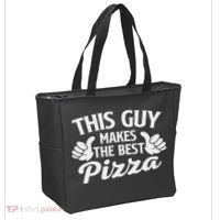 This Guy Makes The Best Pizza Food Lover Pizza Baker Tote Bag thumb 2