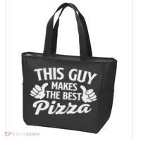This Guy Makes The Best Pizza Food Lover Pizza Baker Tote Bag thumb 3