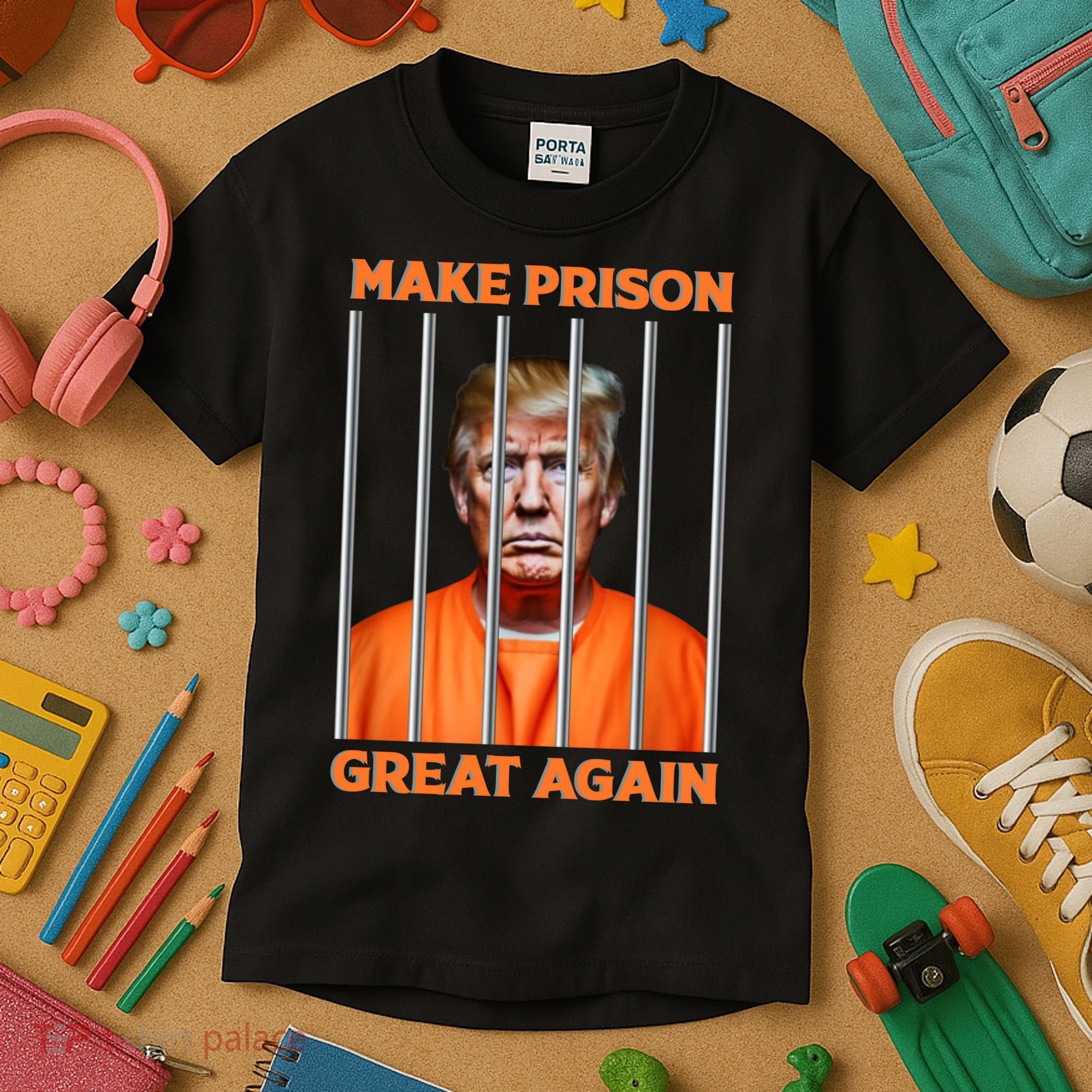 Trump Guilty Make Prison Great Again Donald Trump Kids T-Shirt