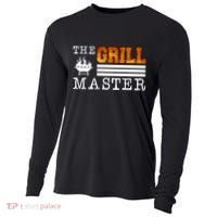 The Grill Master Bbq Barbecue Grillfather Grilling Sausage Gift Cooling Performance Long Sleeve Crew thumb 0