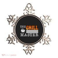 The Grill Master Bbq Barbecue Grillfather Grilling Sausage Gift Ornament thumb 0