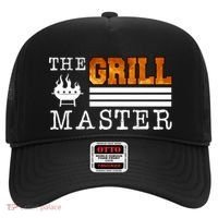 The Grill Master Bbq Barbecue Grillfather Grilling Sausage Gift Hat thumb 0