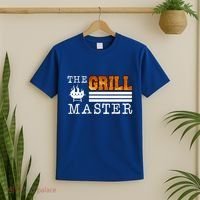 The Grill Master Bbq Barbecue Grillfather Grilling Sausage Gift T-Shirt thumb 2