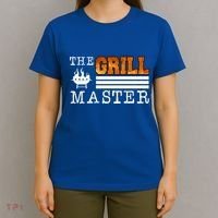 The Grill Master Bbq Barbecue Grillfather Grilling Sausage Gift T-Shirt thumb 4