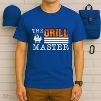 The Grill Master Bbq Barbecue Grillfather Grilling Sausage Gift T-Shirt thumb 6