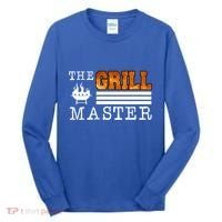 The Grill Master Bbq Barbecue Grillfather Grilling Sausage Gift Tall Long Sleeve Shirt thumb 0
