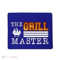 The Grill Master Bbq Barbecue Grillfather Grilling Sausage Gift Mousepad thumb 0