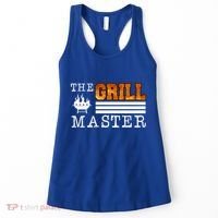 The Grill Master Bbq Barbecue Grillfather Grilling Sausage Gift Women's Tank Top thumb 0