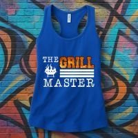 The Grill Master Bbq Barbecue Grillfather Grilling Sausage Gift Women's Tank Top thumb 3
