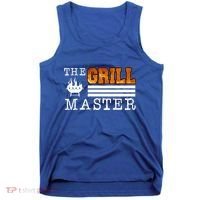 The Grill Master Bbq Barbecue Grillfather Grilling Sausage Gift Tank Top thumb 0