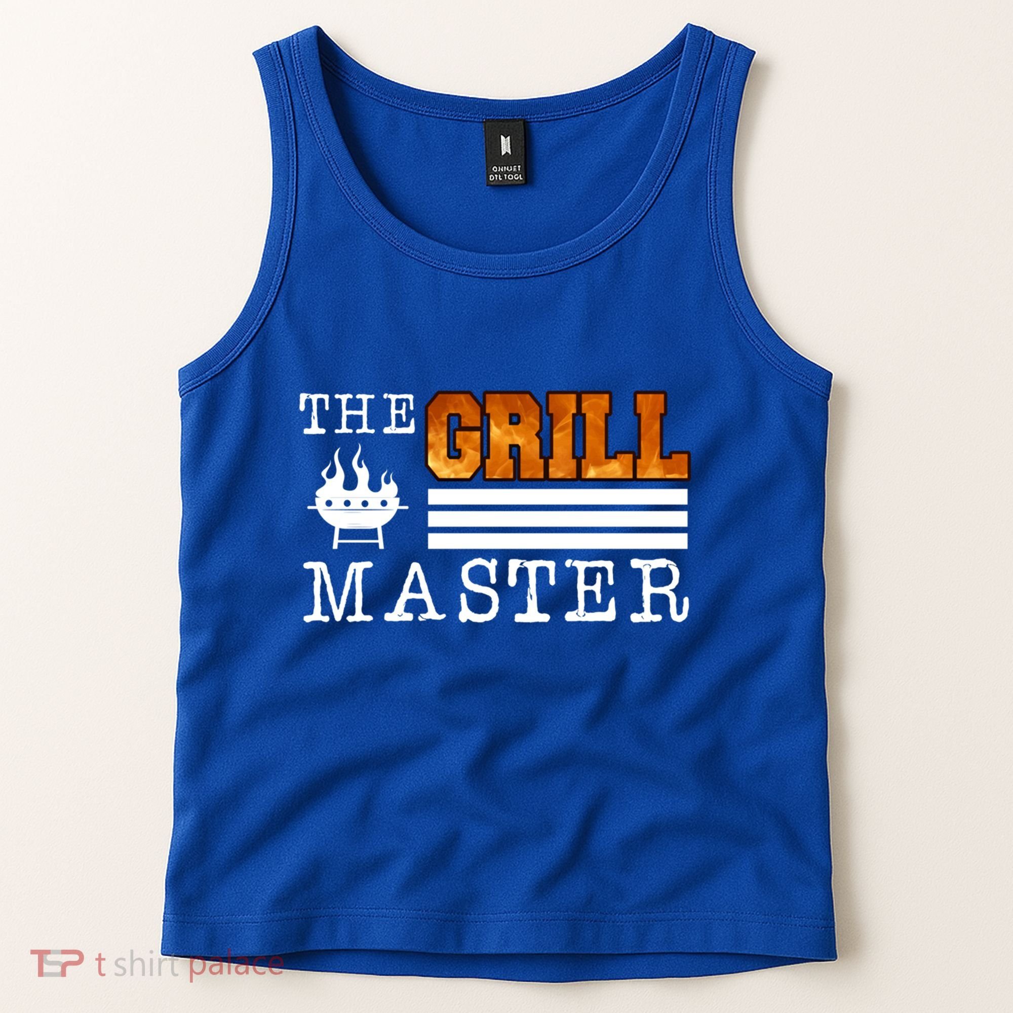 The Grill Master Bbq Barbecue Grillfather Grilling Sausage Gift Tank Top