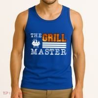 The Grill Master Bbq Barbecue Grillfather Grilling Sausage Gift Tank Top thumb 3
