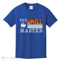 The Grill Master Bbq Barbecue Grillfather Grilling Sausage Gift Kids T-Shirt thumb 0