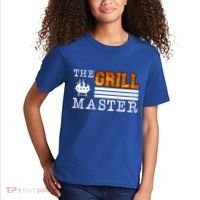 The Grill Master Bbq Barbecue Grillfather Grilling Sausage Gift Kids T-Shirt thumb 2