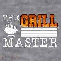 The Grill Master Bbq Barbecue Grillfather Grilling Sausage Gift Women's Racerback Cropped Tank thumb 2