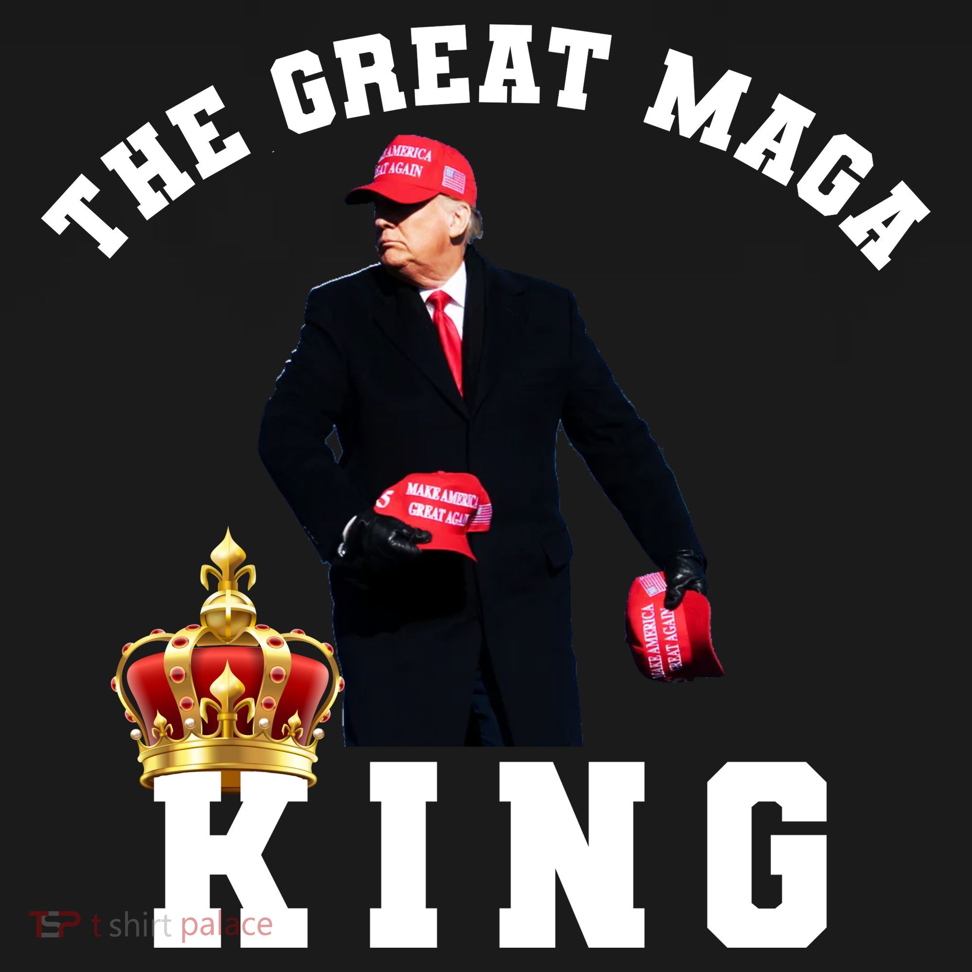 The Great MAGA King Trump 2024 USA Apron