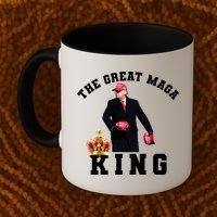 The Great MAGA King Trump 2024 USA Coffee Mug thumb 2
